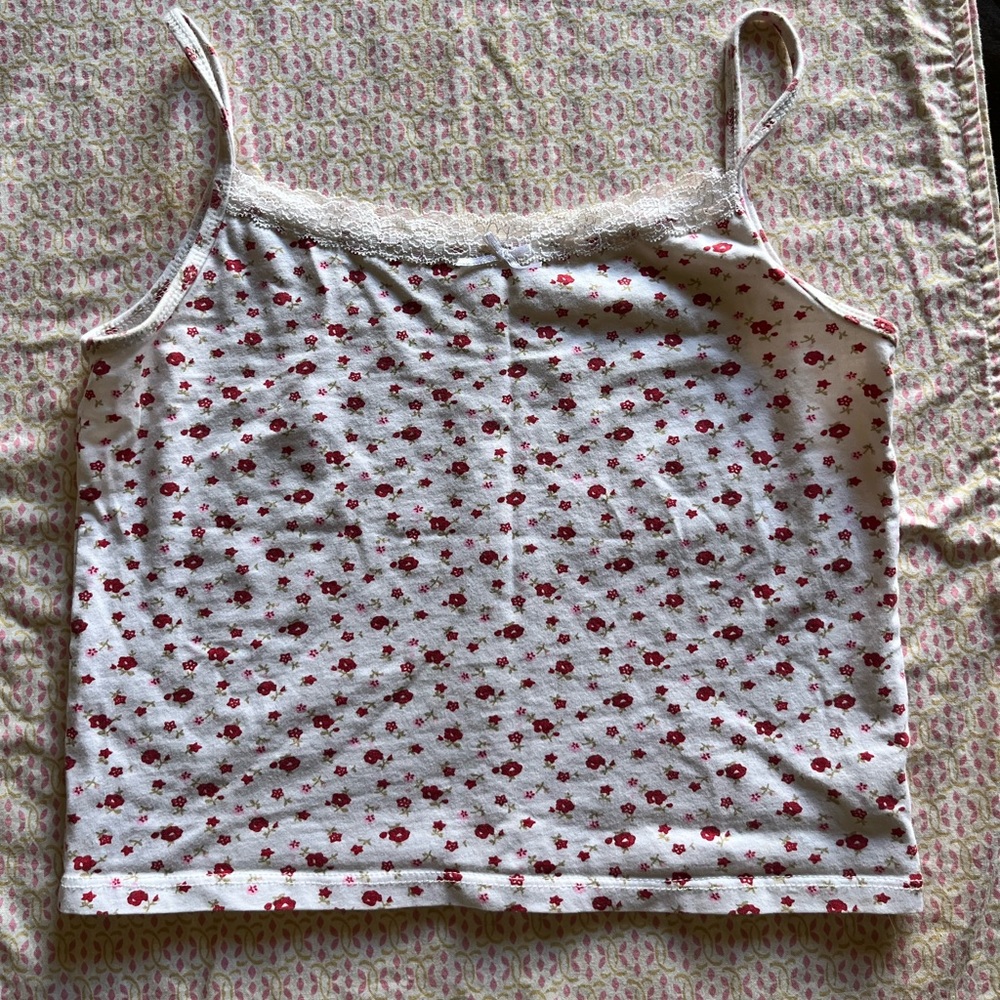 floral tank top